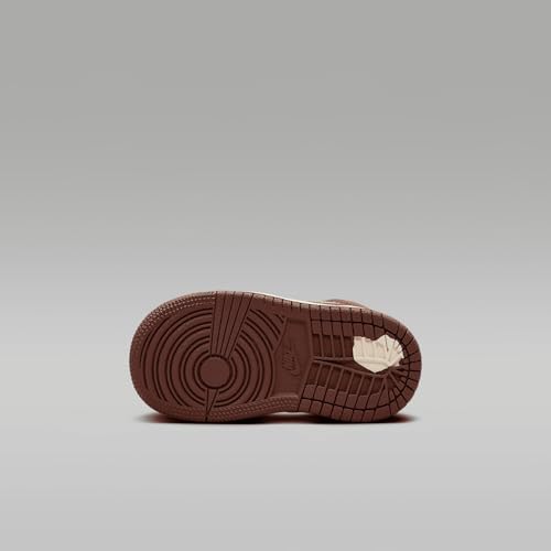 Jordan 1 Mid SE Baby/Toddler Shoes (HF3197-100, Coconut Milk/Dark Pony/Pale Vanilla)2