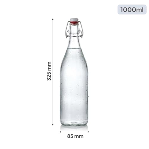 Image of Plastic Oil Dispenser Bottle 1 Litre Combo Pack of 2 | Kitchen Oil Bottle with Pour Spout, Leak Proof Oil Container, Cooking Oil Storage Bottle (2, Transprent, AIRTIGHT)