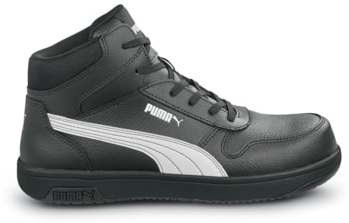 Mens Blk/White Frontcourt MaxTrax Comp Toe SD SRO High-Top Athletic 13 M