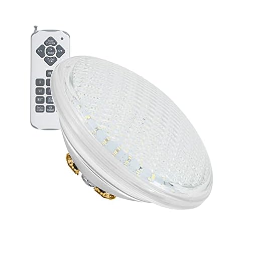 Ledkia Lighting Bombilla Piscina Led Rgb Sumergible 12V Ac 35W Ip68 Par56 Rgb Con Mando 120º Rgb