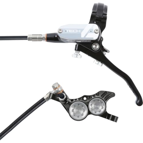 Hope Tech 4 V4 Disc Brake and Lever Set Silver, Front