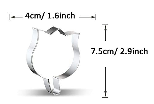 Wjsyshop Tulip Flower Cookie Cutter #TOP1