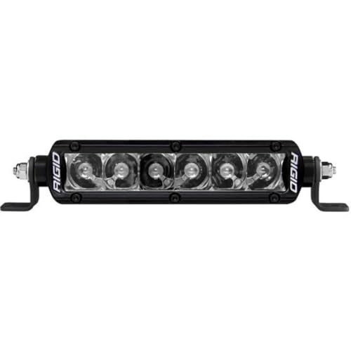 RIGID Single Row - Series PRO 6" SPOT Midnight (Blacked Out Circuit Boards and Chrome Reflectors)
