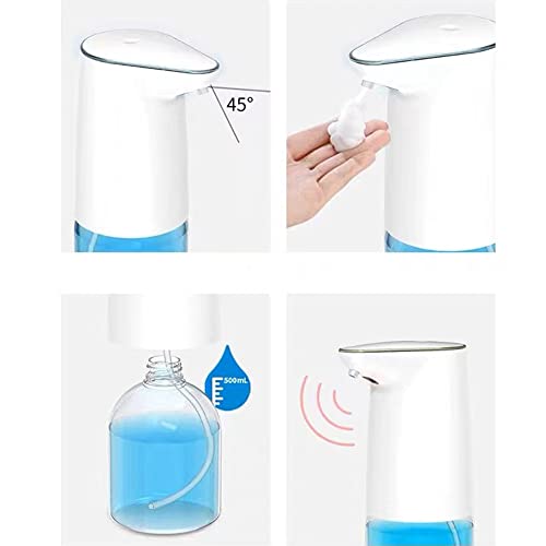 Automatic Foaming Soap Dispenser Hands-Free, Touchless Sanitizer Dispenser For Bathroom And Kitchen （White） #TOP3