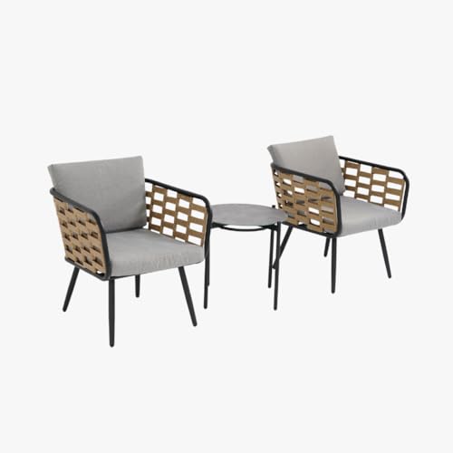 6-Person Outdoor Dining Set With Umbrella: Stylish Comfort for Patios 9 Conjunto Para Área Externa Sunny com 2 Cadeiras, 1 Mesa