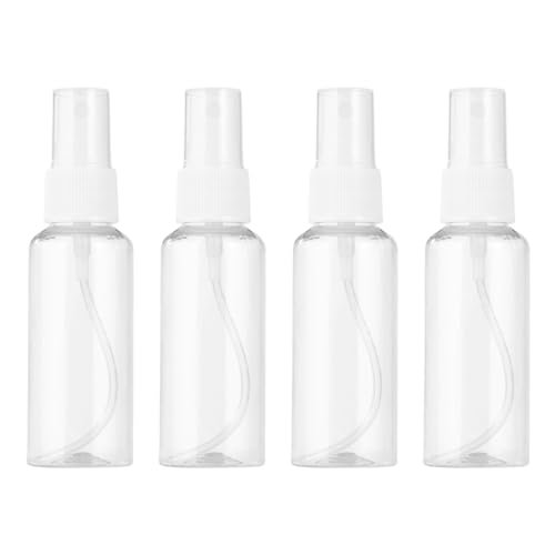 4 X 50ml sprühflasche Klein, Spray Bottle, Mini Zerstäuber Sprühflasche zum,Spray Bottle, Sprayflasche Leer