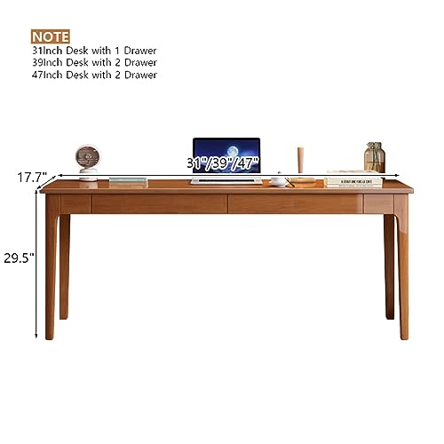 Bureau de bureau à domicile compact avec tiroirs gain de place