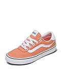 Vans Women's Brooklyn LS Shoe | Low-Top Sneakers for Everyday Wear, Walking, Work & Fashion, Canvas Coral Rust, 5.5