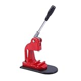 Hkfgdjdl Professionelle Abzeichenpresse aus robustem Metall, tragbar, für Schulhandwerksprojekte