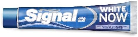 Signal White Now Toothpaste - Instant Effect, Clinically Proven - [Authentic European] - 3 Count
