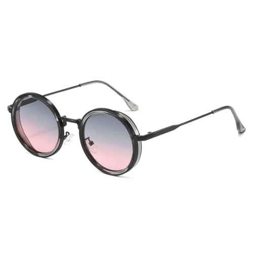 Lunettes de soleil rondes pour la plage et la ville style vintage protection UV400