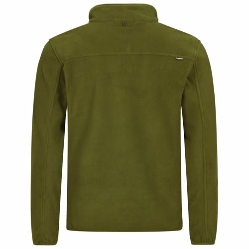 HöHenhorn Skyja - Felpa In Pile Da Uomo Con Mezza Zip, Verde, Xl - 4