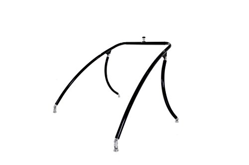 Big Air Ice Wakeboard Tower (Black Powder Coat) - Universal, Collapsible Boat Wake Tower - Accommodates 62' - 103' Mounting Width - 16' or Longer Boat Compatible