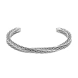 【Design Viking Unique】Ce bracelet manchette allie le ruban de Möbius aux motif de style viking, créant un style mystique et intemporel. Parfait pour les amateurs de bijoux viking.