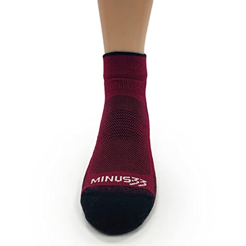 Image of USA Made - Microweight Cushion Ankle Socks - Trail Running Socks - Merino Wool - Mountain Heritage