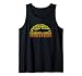 Graphisme vintage Great White Shark Sun Sunset California Débardeur