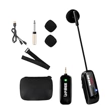 [Material]This cordless microphone is made of pp,ensuring durability and longevity [Product Size]The product has an irregular shape with a length of 14cm,making it compact and easy to handle [Package Includes]The package comes with 1 transmitters,1 r...