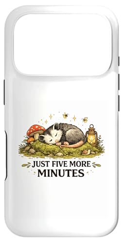 Just Five More Minutesm Possum Goblincore Opossum Nature �X�}�z�P�[�X iPhone 17 Pro �p