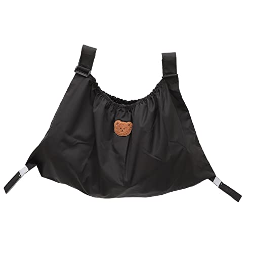 BESTonZON Stroller Organizer Pouch Capacity Crib Storage Bag for Diapers Phone Snacks Hanging Design for Easy Access and Clean Storage for Travel and Daily Outings