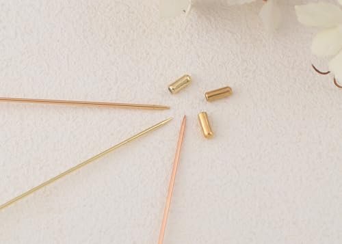 Image of Alilang 3Pcs Vintage Style Hat Lapel Brooch Pins with Flexible Bendable Design for Secure Fit on Hats, Scarves, and Suits
