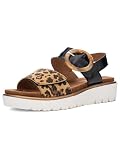 Semelle interchangeable ARA Femme Bilbao Sandale, Noir, 40 EU