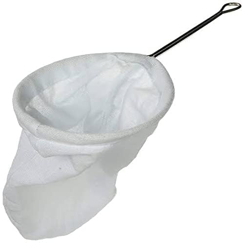 Tea Filter Traditional Cloth Coffee Sock with Reinforced Stainless Steel Handle - Reusable Fine Muslin Strainer for Hotels, Cafes & Restaurants Extra Large (Big Size Normal Cotton Cloth) 5 Cloths.