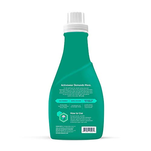 Hex Performance Laundry Detergent + Fabric Conditioner Bundle, Fragrance Free, (4 Bottles) - Designed For Activewear, Made For Sensitive Skin, Eco-Friendly, Concentrated Formula #TOP2