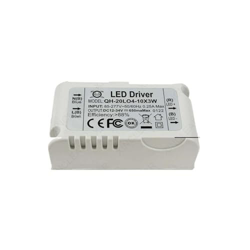 Alimentation LED 900mA DC 6-20V boîtier plastique contre la surchauffe