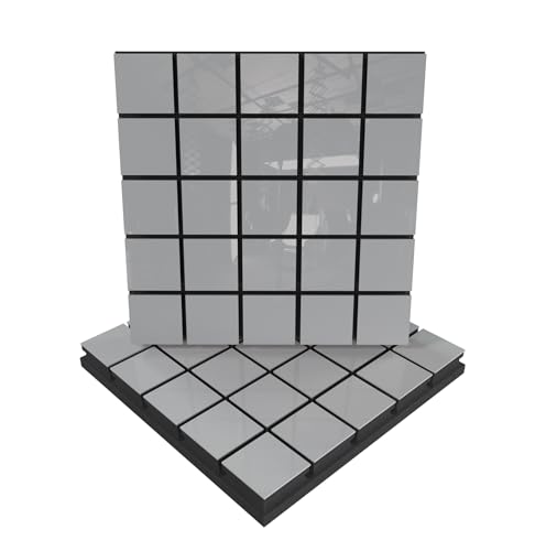 �����z���g�U�p�l�� 2�Z�b�g | 50x50x5cm | �z���E�g�U�E���ˁE�h�� | �m�C�Y�ጸ���G�R�[�}�� | HDF�v���[�g�̐F: [x2 GRID | �z���C�g�O���X�v���X�`�b�N]