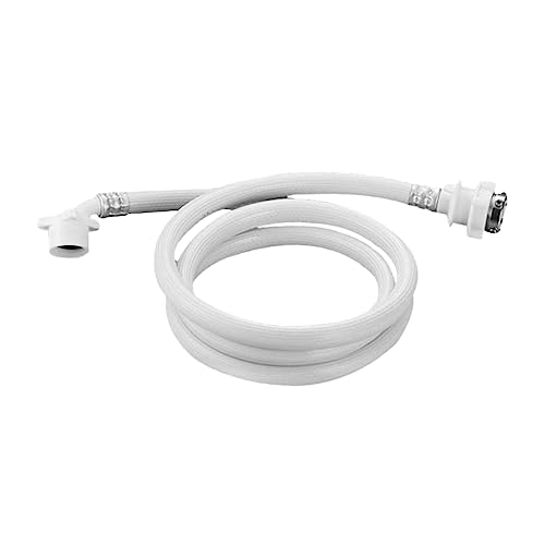 PAMINGONO インレットパイプ ウォッシャー排出ホース ワッシャーコネクター ウォッシャーホース延長 ロングワッシャー排水ホース 洗濯機の排水管 延長チューブ 洗濯機ホース 給水管 白い