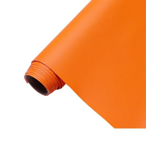Simili cuir d'ameublement souple pour l'intérieur de voiture et sièges auto orange