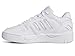 adidas Midcity Low Top Basketball Sneaker, White/White/Grey, 4 US Unisex Big Kid