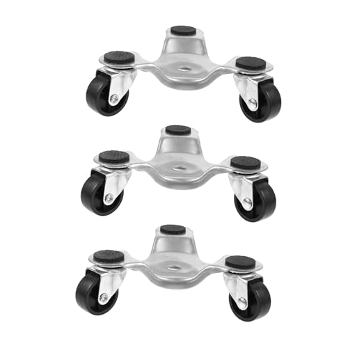 Chariot de meubles tri-dolly en acier lot de 3 avec roulettes