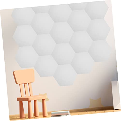 Paneles acústicos absorbentes de sonido Holibanna 6pcs de fibra de poliéster autoadhesivos de reducción de ruido para casa, oficina, estudio y aula miniatura 6