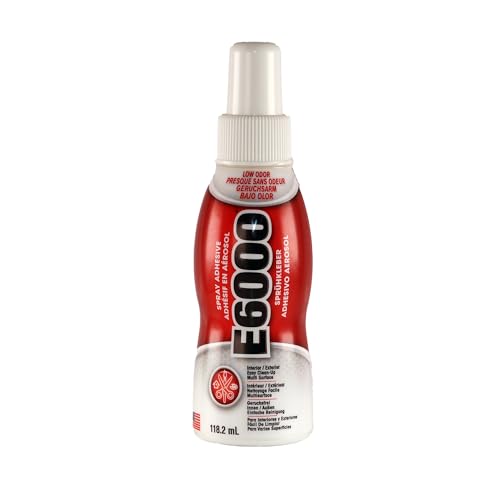 E6000   Pegamento en aerosol para bomba transparente, fuerte, flexible, resistente al agua, seguro para fotos, 118 ml