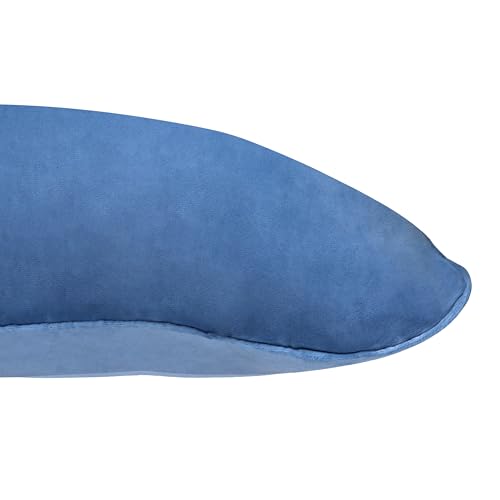 A1 Home Collections Down Alternative Throw Insert, Ready to Use Pillow Pack of 2, 22"x22", Prussian Blue by A1 HOME COLLECTIONS - Image 2