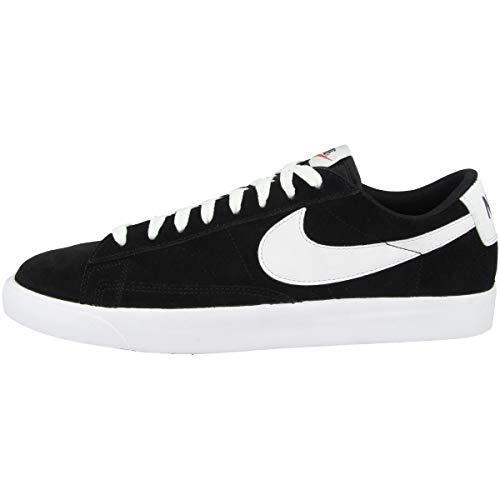 Nike Blazer Low PRM VNTG Suede Mens Trainers 538402 Sneakers Shoes (UK 6 US 6.5 EU 39, Black White 004)