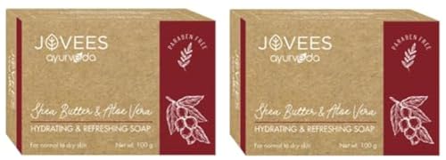 Image of Jovees Herbal Shea butter & Aloe Vera Hydrating & Refreshing Soap 100G (Pack of 2)