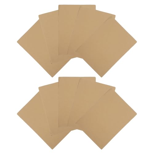 Beaupretty 10 Sheets A3 Size 2.5mm Thick 3-layer B-flute Corrugated Cardboard Pads for Packing Shipping Inserts DIY Crafts Industrial Paperboard Sheets