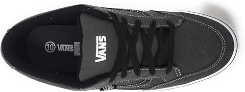 Vans Vans Men's Bearcat Sneaker, Charcoal White Black, 6.5 US