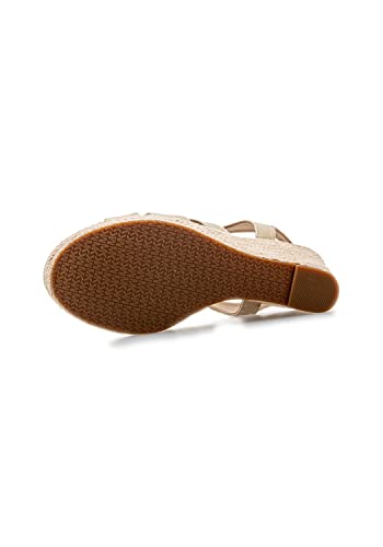 Michael Kors Berkley Wedge Pale Gold 10 M #TOP4