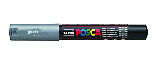 Image of Posca UNI-BALL MARKER PEN PC-1M - SILVER - SINGLE PEN