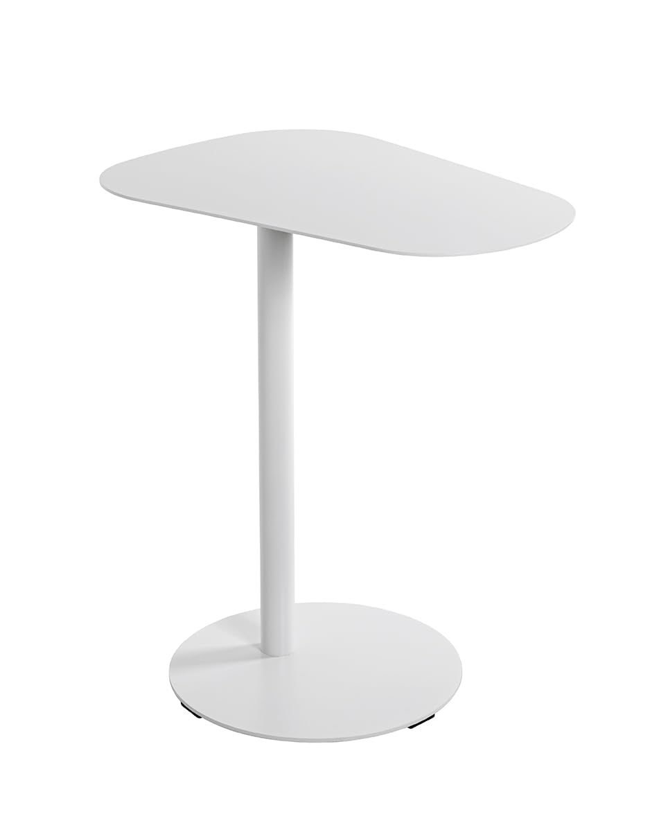 HAKU Möbel End Table white, Metal - Dim.: W 53 x H 60 x D 38 cm, Style: Modern
