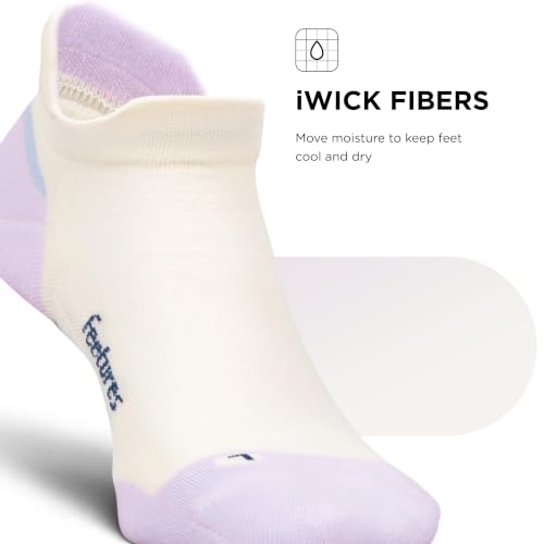 Image of Feetures Elite Max Cushion No Show Tab - Running Socks for Men & Women, Athletic Compression Socks, Moisture Wicking