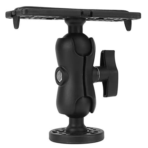 GLOGLOW Base de montagem para localizador de peixes, durável, nylon, silicone, suporte giratório de