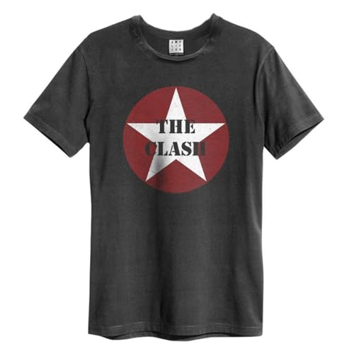 T-shirt The Clash Amplified pour adulte unisexe noir rock