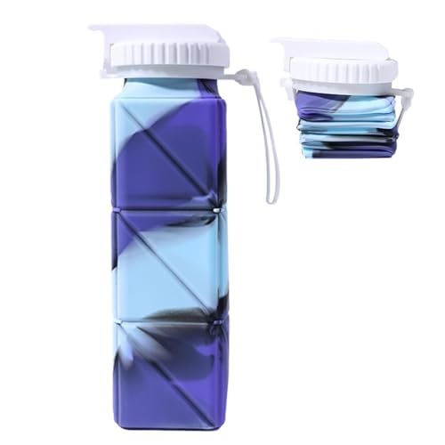 Botella De Agua Plegable - Botella De Agua Corriente | Botella De Agua De Viaje | Botella De Agua Colapsible | Botella De Agua Plegable | Botella De Agua De Silicona