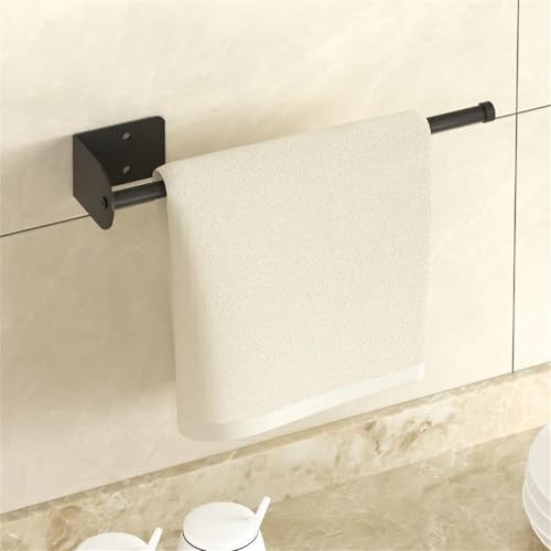Paper Towel Holder, Stainless Steel Self-Adhesive or Drilling Freestanding Wall Paper Towel Holder,Matte Black Toilet Paper Roll Holder for Fridge Kitchen Home Bathroom Countertop - image 6