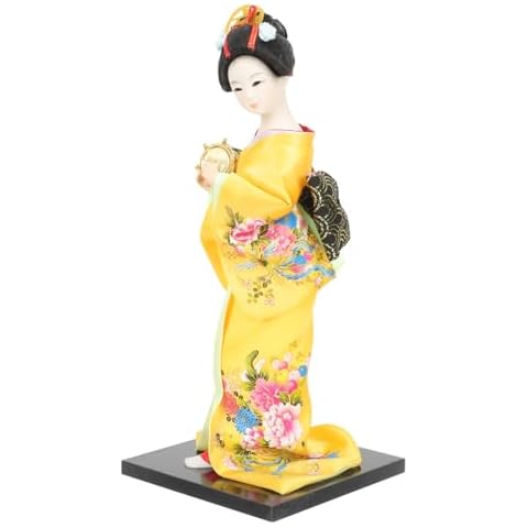 STOBOK 30cm Japanese Geisha Doll Cover