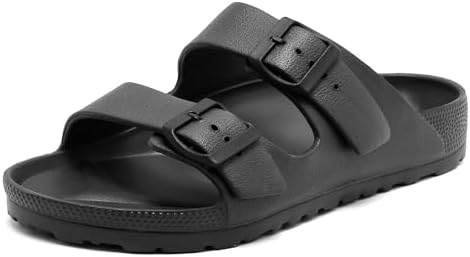 YUHITYGZGS Unisex Comfortable EVA Sandals with Arch Support, Adjustable Buckle, Summer Beach Slide Sandal for Women and Men